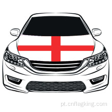 A bandeira do capô do carro da bandeira da Inglaterra da Copa do Mundo 100% poliéster 100 * 150cm